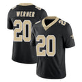 Punc NO.Saints #20 Pete Werner Player Black Limited Vapor Untouchable Home Game Stitched Jerseys