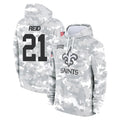 Punc NO.Saints #21 Justin Reid Player Arctic Camo Salute to Service Pullover Hoodies Limited Game Stitched Jerseys