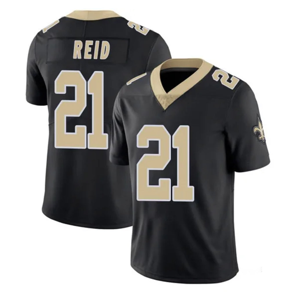 Punc NO.Saints #21 Justin Reid Player Black Limited Vapor Untouchable Home Game Stitched Jerseys
