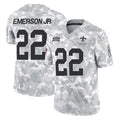 Punc NO.Saints #22 Martin Emerson Jr. Player Arctic Camo Salute To Service Limited Game Stitched Jerseys