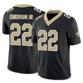 Punc NO.Saints #22 Martin Emerson Jr. Player Black Limited Vapor F.U.S.E. Home Game Stitched Jerseys