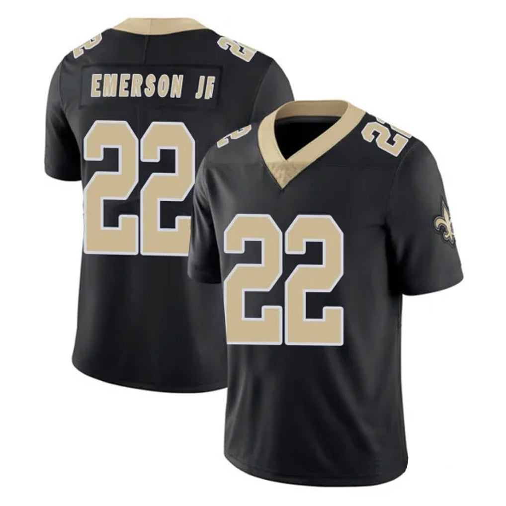Punc NO.Saints #22 Martin Emerson Jr. Player Black Limited Vapor Untouchable Home Game Stitched Jerseys