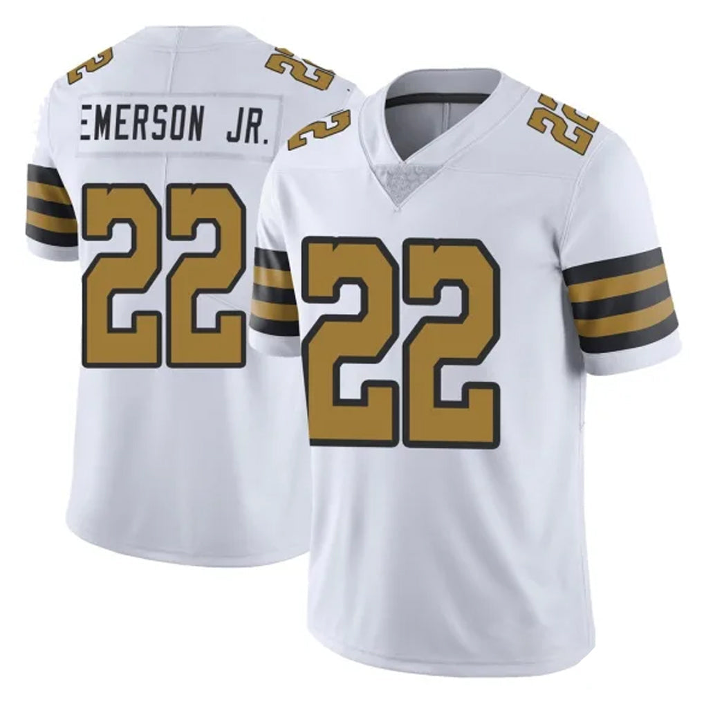 Punc NO.Saints #22 Martin Emerson Jr. Player White Limited Color Rush Home Game Stitched Jerseys