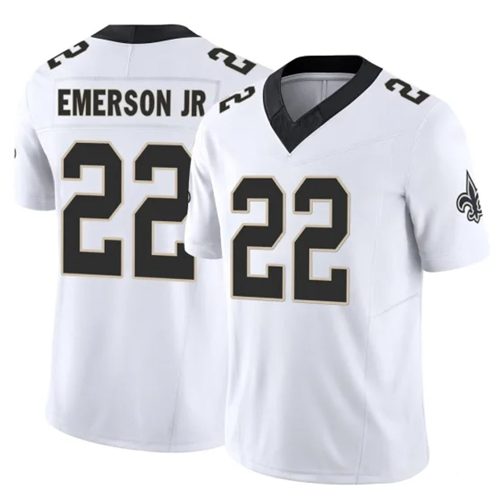 Punc NO.Saints #22 Martin Emerson Jr. Player White Limited Vapor F.U.S.E. Home Game Stitched Jerseys