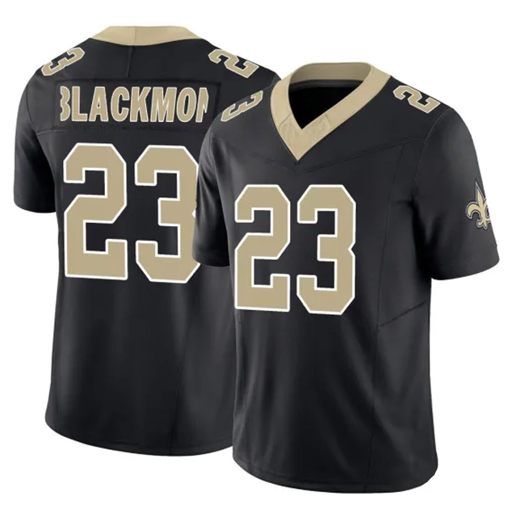 Punc NO.Saints #23 Julian Blackmon Player Black Limited Vapor F.U.S.E. Home Game Stitched Jerseys