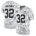 Punc NO.Saints #32 Tyrann Mathieu Player Arctic Camo Salute to Service Limited Stitched Jerseys