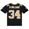Punc NO.Saints #34 Ricky Williams Mitchell & Ness Black 1999 Legacy Replica Stitched Puhic Jersey