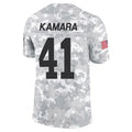 Punc NO.Saints #41 Alvin Kamara Player Arctic Camo Salute to Service Limited Stitched Jerseys