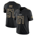 Punc NO.Saints #51 Cesar Ruiz Player Black Impact Limited Home Game Stitched Jerseys