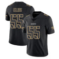 Punc NO.Saints #55 Kaden Elliss Player Black Impact Limited Home Game Stitched Jerseys