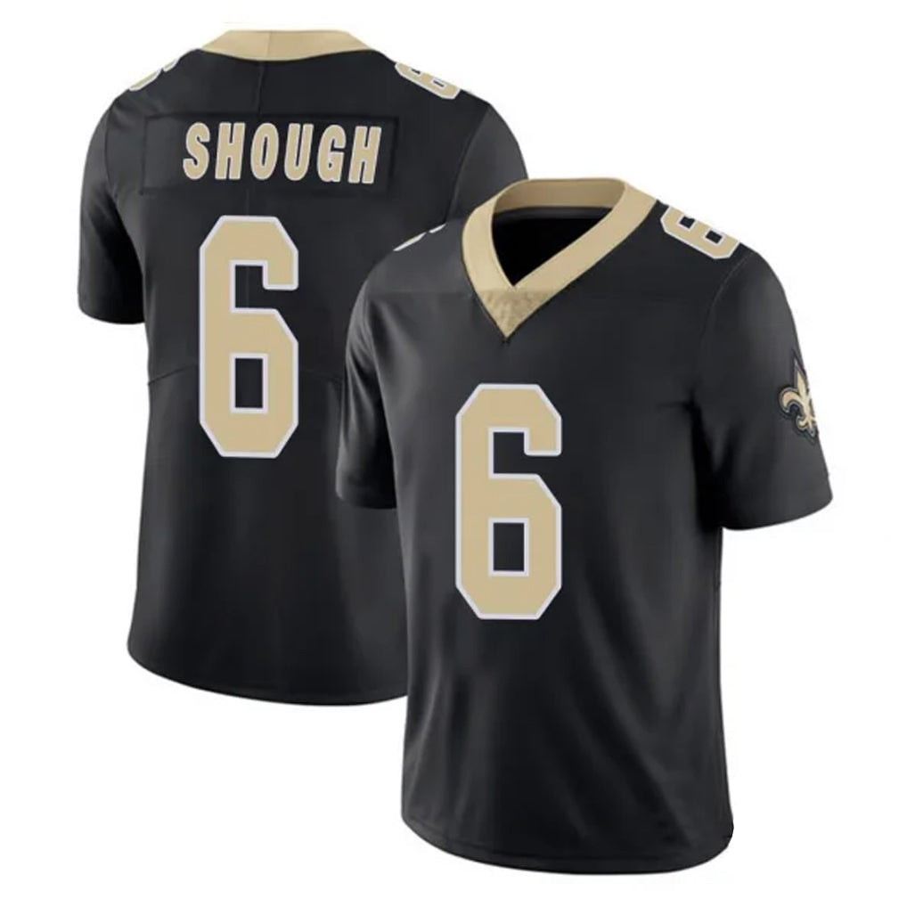 Punc NO.Saints #6 Tyler Shough Player Black Limited Vapor Untouchable Home Game Stitched Jerseys