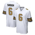 Punc NO.Saints #6 Tyler Shough Player White Alternate Home Game Stitched Jerseys