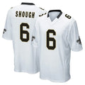 Punc NO.Saints #6 Tyler Shough Player White Home Game Stitched Jerseys