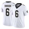 Punc NO.Saints #6 Tyler Shough Player White Limited Vapor F.U.S.E. Home Game Stitched Jerseys