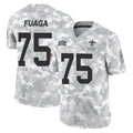Punc NO.Saints #75 Taliese Fuaga Player Arctic Camo Salute To Service Limited Game Stitched Jerseys