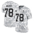 Punc NO.Saints #78 Erik McCoy Player Arctic Camo Salute To Service Limited Game Stitched Jerseys