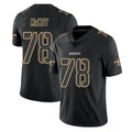 Punc NO.Saints #78 Erik McCoy Player Black Impact Limited Home Game Stitched Jerseys