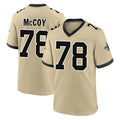 Punc NO.Saints #78 Erik McCoy Player Gold Home Game Stitched Jerseys
