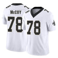 Punc NO.Saints #78 Erik McCoy Player White Limited Vapor F.U.S.E. Home Game Stitched Jerseys