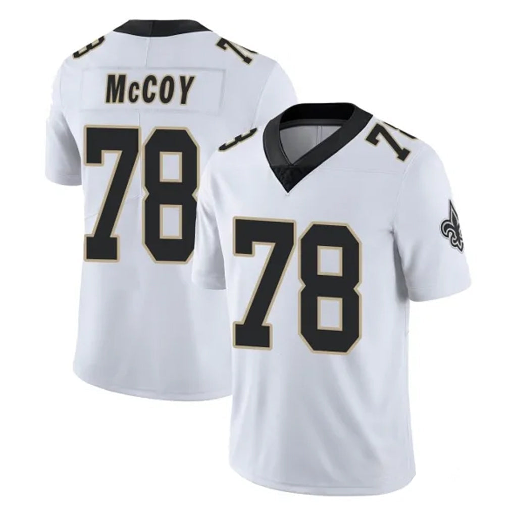 Punc NO.Saints #78 Erik McCoy Player White Limited Vapor Untouchable Home Game Stitched Jerseys