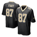 Punc NO.Saints #87 Noah Fant Player Black Home Game Stitched Jerseys