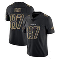Punc NO.Saints #87 Noah Fant Player Black Impact Limited Home Game Stitched Jerseys