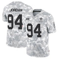 Punc NO.Saints #94 Cameron Jordan Player Arctic Camo Salute to Service Limited Stitched Jerseys