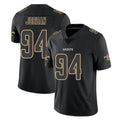 Punc NO.Saints #94 Cameron Jordan Player Black Impact Limited Home Game Stitched Jerseys