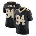 Punc NO.Saints #94 Cameron Jordan Player Black Limited Vapor Untouchable Home Game Stitched Jerseys