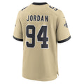 Punc NO.Saints #94 Cameron Jordan Player Gold Alternate Game Stitched Jerseys