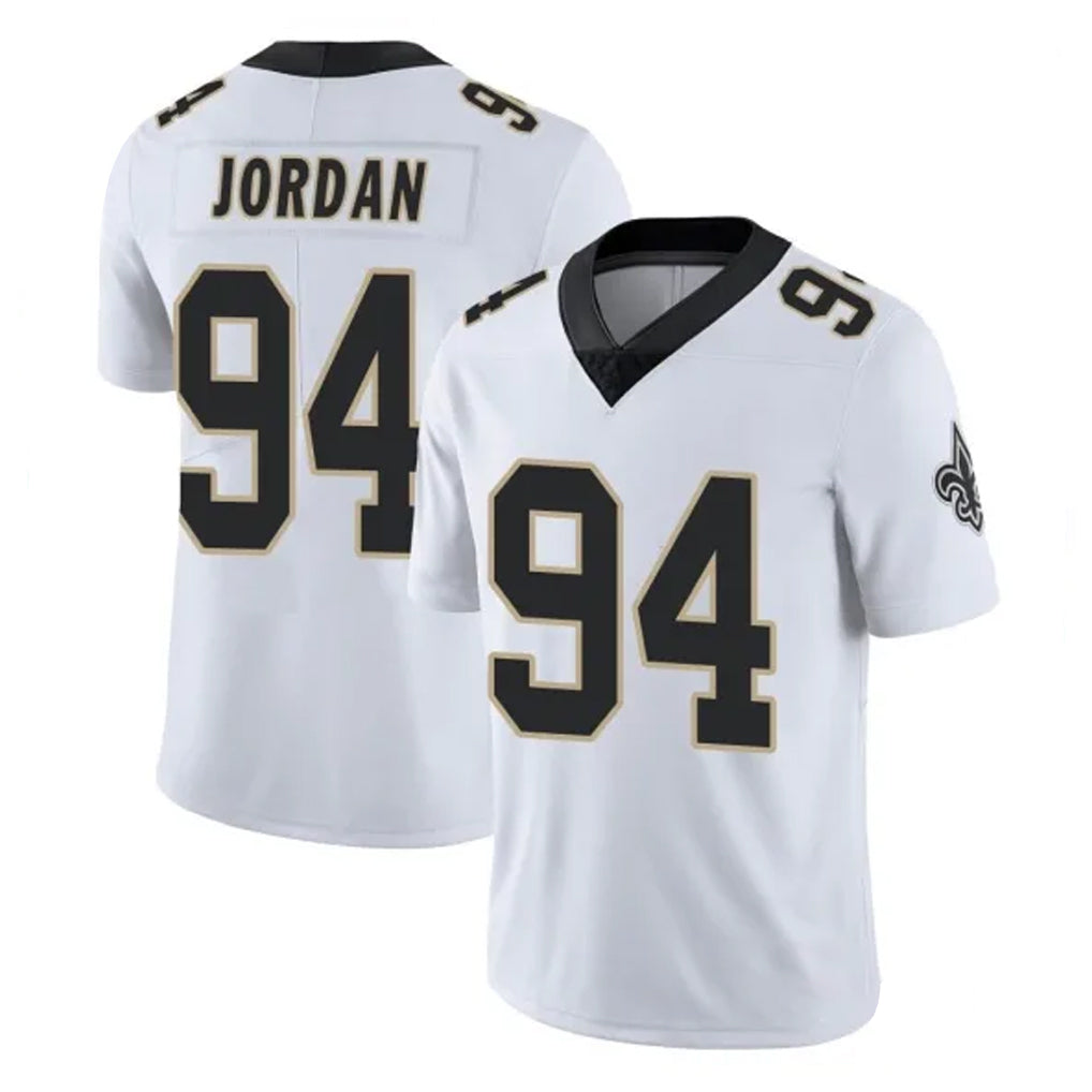 Punc NO.Saints #94 Cameron Jordan Player White Limited Vapor Untouchable Home Game Stitched Jerseys