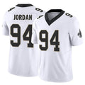 Punc NO.Saints #94 Cameron Jordan Player White Vapor F.U.S.E. Limited Stitched Jerseys