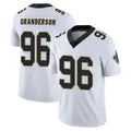 Punc NO.Saints #96 Carl Granderson Player White Limited Vapor Untouchable Home Game Stitched Jerseys