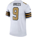 Punc NO.Saints #9 Drew Brees White Alternate Legend Player Performance Top Stitched Jerseys