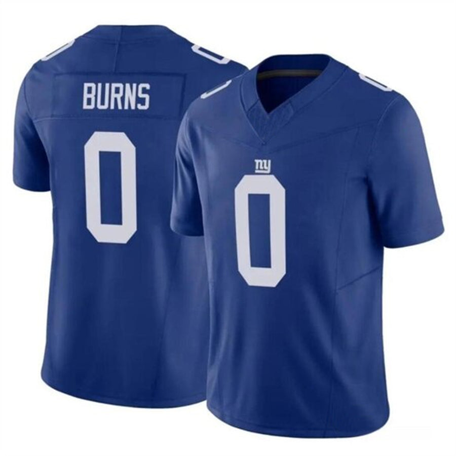 Punc NY.Giants #0 Brian Burns Player Blue F.U.S.E. Limited Stitched Jerseys
