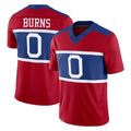 Punc NY.Giants #0 Brian Burns Player Red Century Vapor F.U.S.E. Home Game Stitched Jerseys