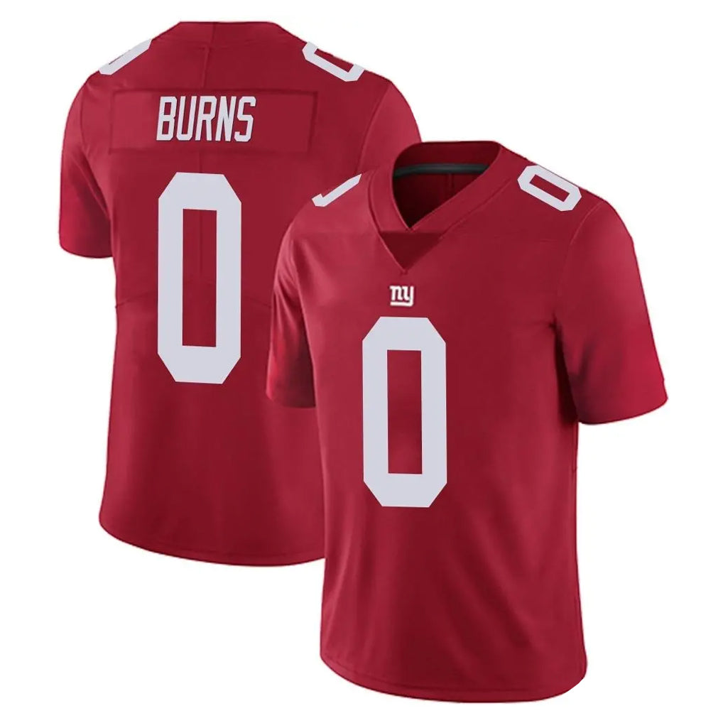 Punc NY.Giants #0 Brian Burns Player Red Limited Vapor Untouchable Home Game Stitched Jerseys
