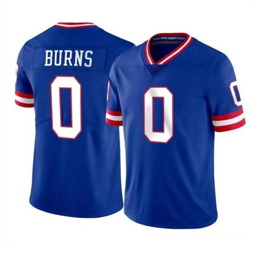 Punc NY.Giants #0 Brian Burns Player Royal Vapor Limited Stitched Jerseys