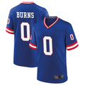 Punc NY.Giants #0 Brian Burns Royal Classic Game Player Jersey American Stitched Jerseys