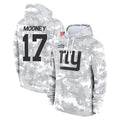 Punc NY.Giants #17 Darnell Mooney Player Arctic Camo Salute to Service Pullover Hoodies Limited Game Stitched Jerseys