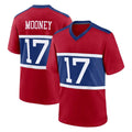 Punc NY.Giants #17 Darnell Mooney Player Red Century Home Game Stitched Jerseys