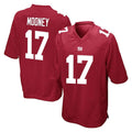 Punc NY.Giants #17 Darnell Mooney Player Red Home Game Stitched Jerseys