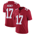 Punc NY.Giants #17 Darnell Mooney Player Red Limited Vapor Untouchable Home Game Stitched Jerseys