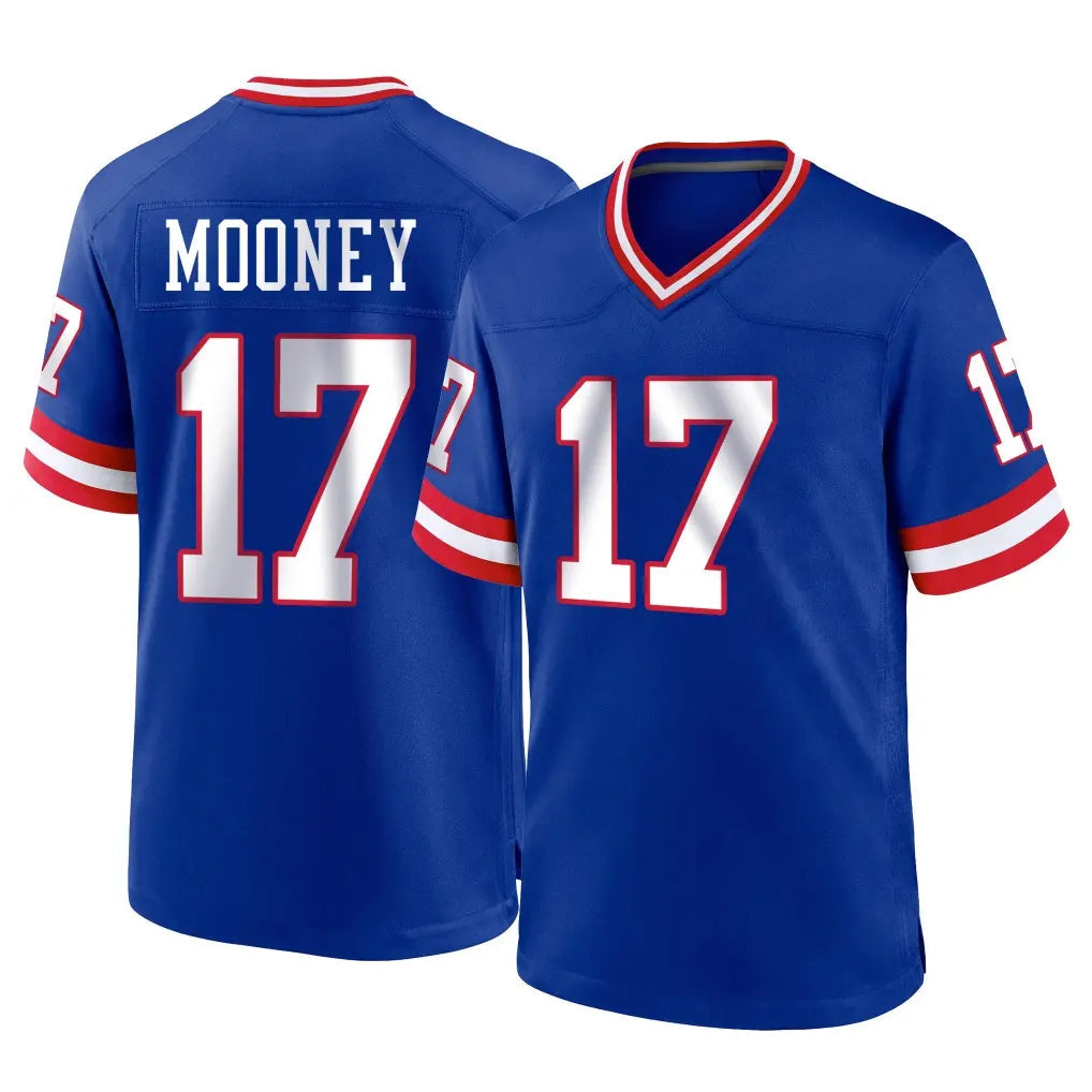 Punc NY.Giants #17 Darnell Mooney Player Royal Classic Home Game Stitched Jerseys