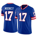 Punc NY.Giants #17 Darnell Mooney Player Royal Classic Vapor Home Game Stitched Jerseys