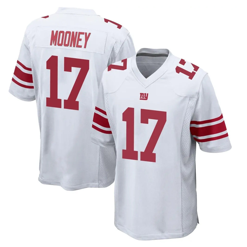 Punc NY.Giants #17 Darnell Mooney Player White Home Game Stitched Jerseys
