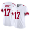 Punc NY.Giants #17 Darnell Mooney Player White Limited Vapor F.U.S.E. Home Game Stitched Jerseys