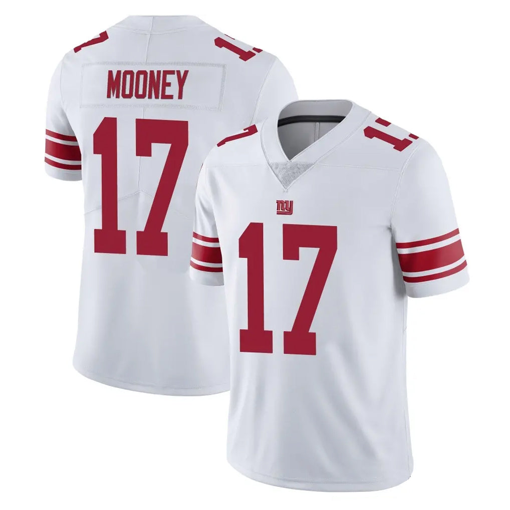 Punc NY.Giants #17 Darnell Mooney Player White Limited Vapor Untouchable Home Game Stitched Jerseys