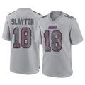 Punc NY.Giants #18 Darius Slayton Player Gray Atmosphere Fashion Limited Game Stitched Jerseys