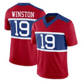 Punc NY.Giants #19 Jameis Winston Player Red Century Vapor F.U.S.E. Home Game Stitched Jerseys